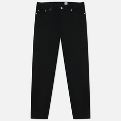 Мужские джинсы Edwin Regular Tapered Kaihara Black x Black Stretch Denim 12.5 Oz, цвет чёрный