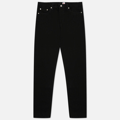 Мужские джинсы Edwin Slim Tapered Kaihara Right Hand Black Denim 13 Oz, цвет чёрный, размер 34/30