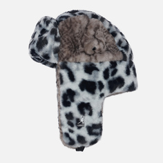 Шапка Kangol Wild Fur Trapper, цвет голубой