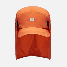 Кепка C.P. Company Chrome-R Neck Flap, цвет оранжевый