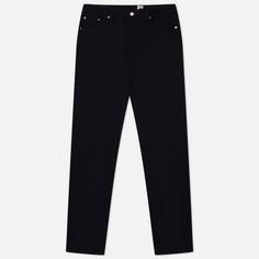 Мужские джинсы Edwin Slim Tapered Kaihara Black x Black Stretch Denim 12.5 Oz, цвет чёрный, размер 36/32