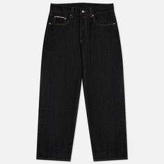 Мужские джинсы Uniform Bridge Selvedge Crop Denim, цвет чёрный, размер M