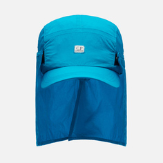 Кепка C.P. Company Chrome-R Neck Flap, цвет голубой