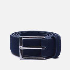 Ремень Hackett Suede Feather Edge, цвет синий