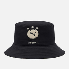 Панама Puma x Liberty Reversible Bucket, цвет чёрный