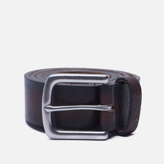 Ремень Hackett Tumbled Burnished Edge, цвет коричневый