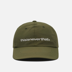 Кепка thisisneverthat SP-Logo Nylon, цвет оливковый