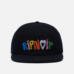 Кепка RIPNDIP Taste The Rainbow Wool, цвет чёрный