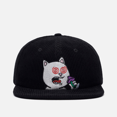 Кепка RIPNDIP Shroom Diet 6 Panel Corduroy, цвет чёрный