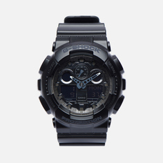 Наручные часы CASIO G-SHOCK GA-100CF-1A Camouflage Dial, цвет чёрный