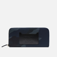 Кошелек Porter-Yoshida & Co Camouflage Wallet Long, цвет синий