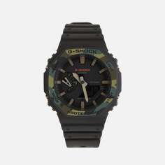 Наручные часы CASIO G-SHOCK GA-2100SU-1AER, цвет чёрный