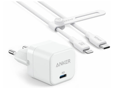 Зарядное устройство AnkerPowerPort III Cube + кабель USB-C B2149G22-WT