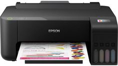 Принтер Epson EcoTank L1210 A4, 5760x1440dpi, ч/б 33стр/мин, цвет 15стр/мин, USB, чёрный (C11CJ70401/C11CJ70509)