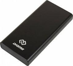 Аккумулятор внешний универсальный Digma DGPD100WCABK Li-Pol, 38400mAh, 5A, QC PD 100W, 2*USB A, USB