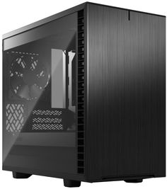 Корпус mini-DTX Fractal Design Define 7 Nano Black TG Light Tint чёрный, без БП, панель из закаленного стекла, USB Type-C, 2xUSB 3.0, 2xUSB 2.0, audio