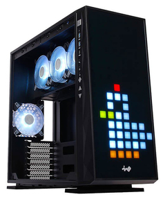 Корпус ATX InWin CF06CX (309 Gaming) 6151389 черный, без БП 3*120mm, USB Type-C, 2*USB3.0, audio