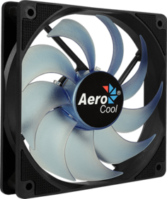 Вентилятор для корпуса AeroCool Motion 12 Plus Blue Motion 12 Plus Blue 120 120x120mm, 1200rpm, 22.1 dBA, 29.8 CFM, 3-pin 4-pin(Molex) 160gr LED Ret