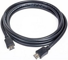 Кабель интерфейсный HDMI BION BXP-CC-HDMI4L-018 v1.4, 19M/19M, 3D, 4K UHD, Ethernet, CCS, экран, 1.8м, черный