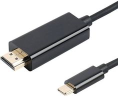 Кабель-адаптер VCOM CU423C-1.8M USB 3.1 Type-Cm/HDMI A(m) 3840x2160/30Hz, 1.8m