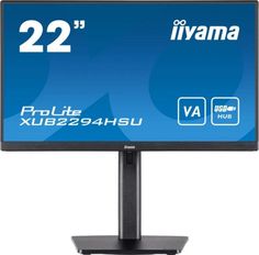 Монитор 21,5" Iiyama XUB2294HSU VA LED 1ms 16:9 HDMI M/M матовая HAS Piv 250cd 178гр/178гр 1920x1080 DP FHD USB черный