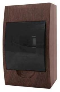 Щит распределительный EKF pb40-n-4-dark ЩРН-П-4, IP41, темное дерево, PROxima