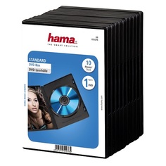 Коробка для CD/DVD HAMA H-51276 00051276 на 1CD/DVD Jewel Case (упак.:10шт)