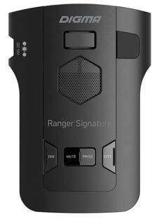 Радар-детектор Digma Ranger Signature OLED, 360°, 800-1000нм, черный