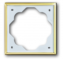 Рамка ABB 1754-0-4507 1 пост, IP20 (золото)