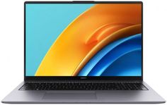 Ноутбук Huawei MateBook D16 RLEF-X 53013EUS i5-12450H/16GB/512GB SSD/16" IPS/Iris Xe Graphics/cam/Wi-Fi/BT/Win11Home/Space Gray