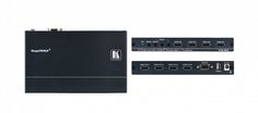 Усилитель Kramer VA-4X 50-00076790 эквалайзер HDMI версии 2.0 четырехканальный, поддержка 4К60 4:4:4