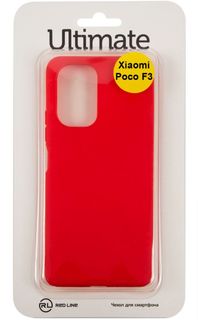 Защитный чехол Red Line Ultimate УТ000025428 для Xiaomi Poco F3, красный
