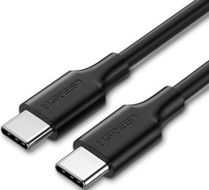 Кабель UGREEN US286 50998_ USB-C 2.0 Male To USB-C 2.0 Male, 3A, 1.5м, черный