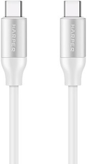 Кабель Harper SCH-770 White H00002927 Type-C - Type-C, для зарядки и синхронизации, 3A, Быстрая зарядка, Power Delivery 60W