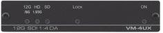 Усилитель-распределитель Kramer VM-4UX 10-80441090 1:4 HD-SDI 12G, поддержка 4K60 4:2:2 30 бит/пиксель