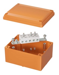 Коробка распределительная DKC FSB20516 пластиковая FS с гладкими стенками и клеммниками, IP56, 150х110х70 мм, 5р, 450V, 30A, 16 мм2, "Vulcan"