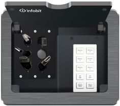 Панель управления Infobit iControl K10-UK 10-конпочная LAN (RJ45, PoE), RS232