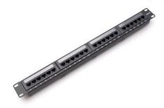 Патч-панель AESP 24458MD-C5E 19", 1U, Cat 5e, 24 порта RJ45 (8p8c), неэкранированная, 110 IDC