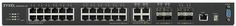 Коммутатор управляемый ZYXEL XGS4600-32-ZZ0102F L3 24xGE, 4xCombo (SFP/RJ-45), 4xSFP+, стекируемый (до 4), 2 источника питания AC
