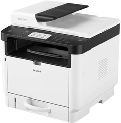 МФУ монохромное Ricoh M 320FB 408527 A4, 32 стр/мин, автоподатчик , 1200x1200 dpi, факс, Ethernet (RJ-45), USB, картридж на 1000 стр