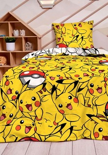 Постельное белье 1,5-спальное Juno поплин (50х70) Пикачу