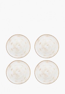 Набор тарелок Elan Gallery для закуски 18,2х18,2х2 см Кантри натуральный