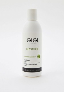 Мыло для лица Gigi жидкое, Glycopure Face Soap Step 1, 250 мл