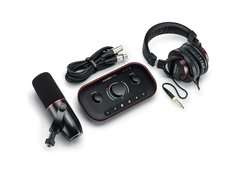 Vocaster Two Studio Podcast Set - комплект (Vocaster Two, наушники, микрофон, ПО, микрофонный кабель) Focusrite
