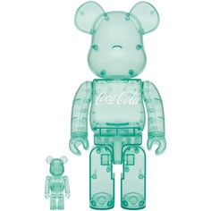 Фигура Bearbrick Medicom Toy Coca-Cola Georgia Green 400% and 100%