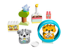 Конструктор Lego Duplo Мой первый щенок и котенок со звуками (22 детали)