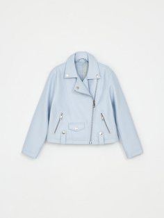 Куртка-косуха для девочек (голубой, 152) Sela
