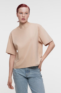 Футболка oversize хлопковая однотонная Befree