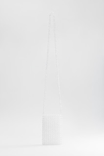 Сумка-чехол через плечо плетеная прозрачная из бисера Befree