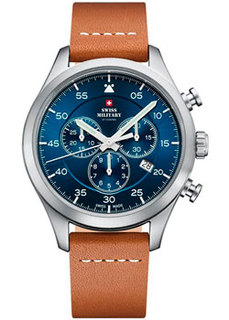Швейцарские наручные мужские часы Swiss Military SM34076.06. Коллекция Pilot